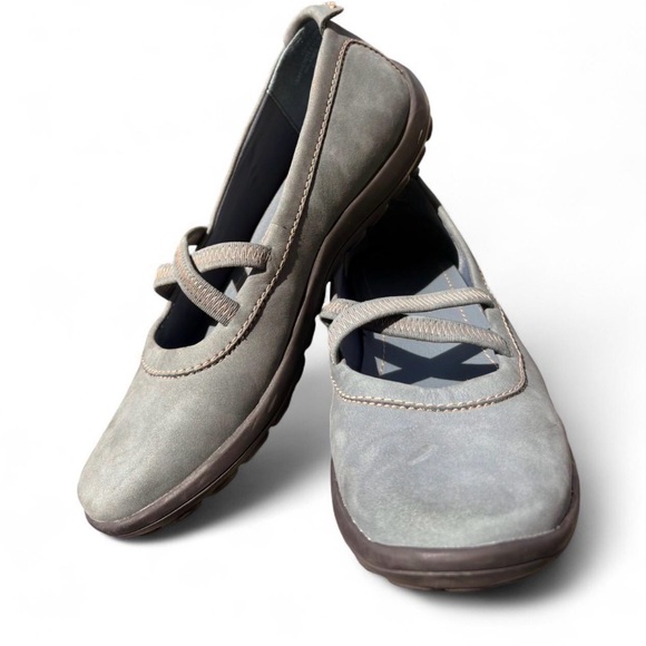 Easy Spirit Women's Mary Jane Flats w Criss Cross Adjustable Strap - Picture 2 of 7